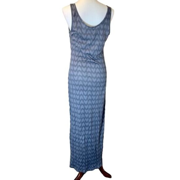 Threads 4 Thought Maxi Dress Sleeveless Gray Arrow Pattern Size Medium - Picture 4 of 12